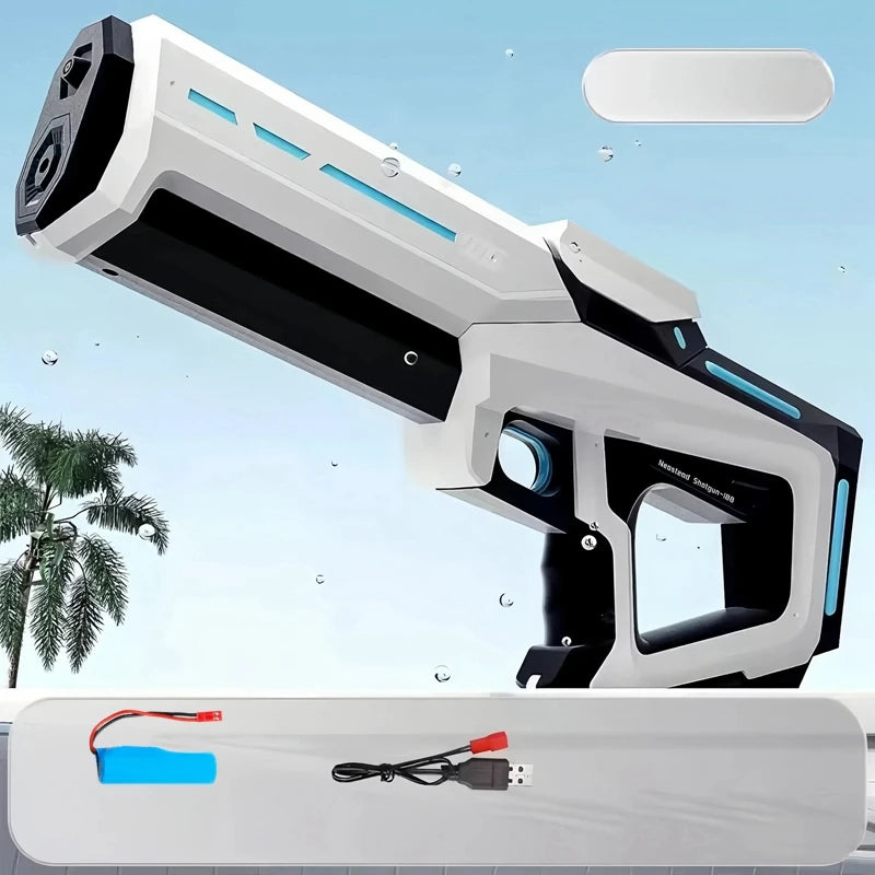 Electric Water Guns for Adults Powerful Squirt Automatic Suction Water Storage Gun Blasters Summer Pool Outdoor Game Toy Gift