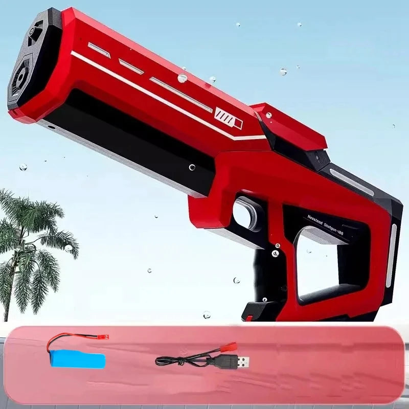 Electric Water Guns for Adults Powerful Squirt Automatic Suction Water Storage Gun Blasters Summer Pool Outdoor Game Toy Gift